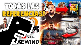 ¡TODAS LAS REFERENCIAS DEL REWIND HISPANO 2021 la mayoría SrQwerty [upl. by Arley]