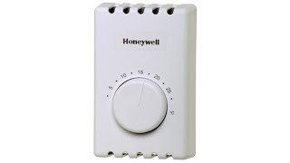 Honeywell Manual 4 Wire Premium BaseboardLine Volt Thermostat CT410B1017 [upl. by Siladnerb95]