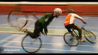 British Cycle Speedway Veterans Indoor Championship 2023 [upl. by Kneeland157]