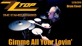 ZZ TOP  Gimme All Your Lovin  Drum Cover [upl. by Khanna]