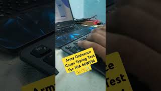 Army Ordnance corps JOA Clerk Typing Test कैसे करना है armyordnancecorps [upl. by Audi]