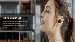 TOZO T10 Bluetooth 53 Wireless Earbuds with Wireless Charging Case [upl. by Eniarol]