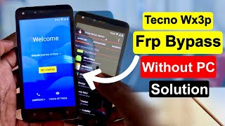 Tecno wx3p frp bypass  how to remove google account from tecno wx3 ft YouGtech [upl. by Rogozen]