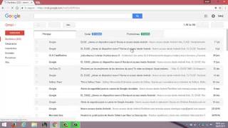 como ver mensajes de gmail [upl. by Dannica]