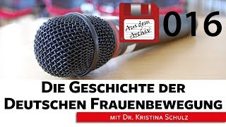 Die Geschichte der Frauenbewegung in Deutschland  Dr Schulz 011208  AusdemArchiv 016 [upl. by Marabelle553]