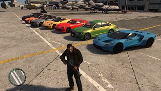 GTA 4 2020 Realistic Car Pack Gameplay ► Natural Realistic Graphics 4K Footage [upl. by Natassia]