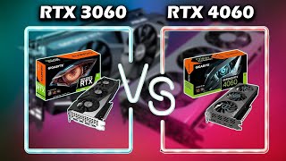 RTX 3060 12GB vs RTX 40608GB test in games [upl. by Sillyhp220]