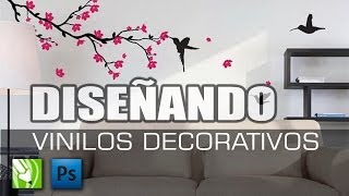 Como diseñar vinilos decorativos [upl. by Maxentia]