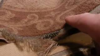 How to Repair a Fraying Carpet [upl. by Nerrak]