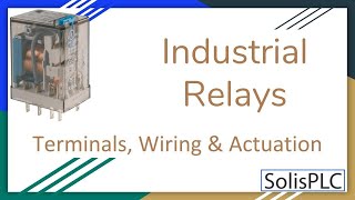 Industrial Relay Control System  Wiring a 24 Volt DC Relay Circuit [upl. by Loralee751]