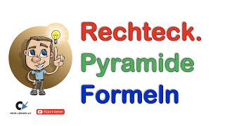 Rechteckige Pyramide Formelsammlung [upl. by Tham]