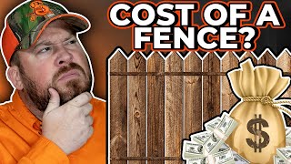 The TRUE Cost Of Building A Fence Explained Full Price Breakdown [upl. by Airtemad]