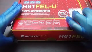 Unboxing Esonic H61FELU Motherboard [upl. by Nigam]