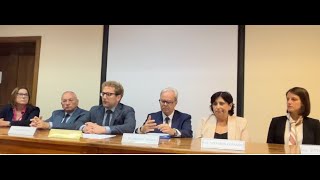 CdA Ipab Vicenza la presentazione con Possamai da sx Giaretta vice Caffi sindaco pres Variati [upl. by Ahk]