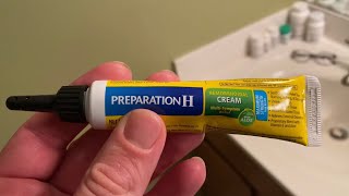 PREPARATION H Hemorrhoid Treatment Cream with Aloe Review [upl. by Akinom264]