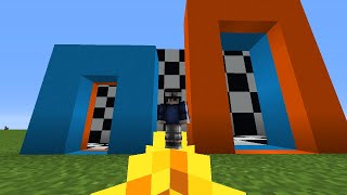 How small can you get in NonEuclidean Minecraft [upl. by Marybelle]