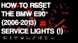 Reset BMW 3Series E90 Service Lights [upl. by Junette]