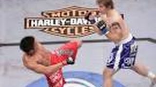 Yoshihiro Akiyama vs Alan Belcher  Brutal Slam And TKO [upl. by Enrobialc293]