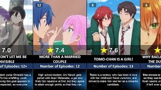 Top 15 new romance anime in 202324 that you must watch  Best romance anime to watch in 2024 [upl. by Niala53]