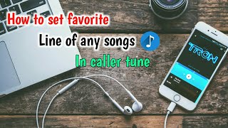 How to set favorite line of any song in caller tune  How to set caller tune  Jio caller tune set [upl. by Happ]