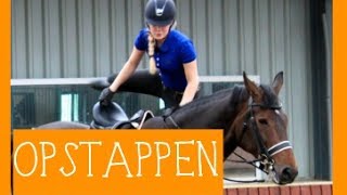 Opstappen en rijden op je paard  PaardenpraatTV [upl. by Noland737]