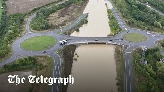 Flooding chaos continues across Britain [upl. by Machute270]