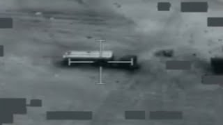 LiveLeak  Coalition Airstrikes Destroy ISIS Oil Tankers [upl. by Andaira]