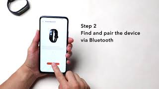 How to pair Band 5 to your phone [upl. by Greenleaf]