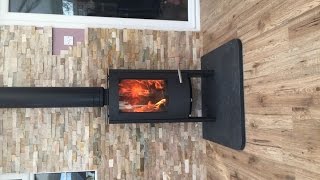 Termatech TT20 Streamline Conservatory Wood Burning Stove Installation [upl. by Hearn934]