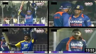 India 414 Srilanka 411 India vs Sri Lanka 1st ODI 2009 Rajkot  Virender Sehwag 146 Thriller [upl. by Buckler88]