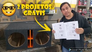 como fazer sua caixa de GRAVE SUBWOOFER 12 pol  MESTRE DAS CAIXAS [upl. by Ariew]