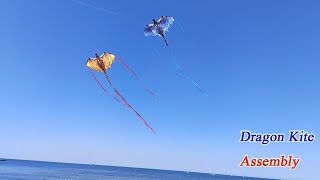 How to Assembly a Dragon Kite [upl. by Kassandra]