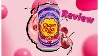 chupa chups sparkling bubble gum drink review [upl. by Anam]