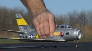 Spotlight Great Planes® F86 Sabre Brushless EDF Micro [upl. by Nnylatsirk]