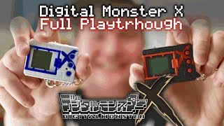 DDdiaries Digital Monster X FULL PLAYTHROUGH DMX Vpet X Digimon X [upl. by Ihsoyim753]