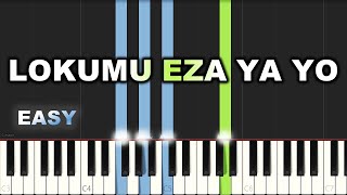 Gael Music  Lokumu Eza Ya Yo  EASY PIANO TUTORIAL BY Extreme Midi [upl. by Aynam]