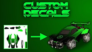 Custom Decals How to create your own Custom Decals in Rocket league and use them full guide [upl. by Suivatnad]