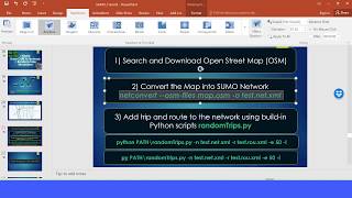 Sumo Simulation of Urban Mobility Tutorial Part 2 From OSM to Network  Random Trips Simulation [upl. by Harshman]