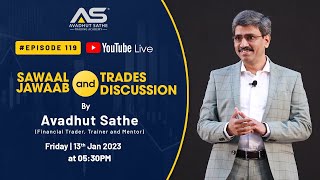 Episode119 YouTubeLive​ Stock Market Sawaal Jawaab with AvadhutSathe [upl. by Ytissac]