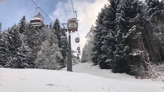 Kapell Bahn Silbertal in Skigebiet Silvretta Montafon [upl. by Anoy446]