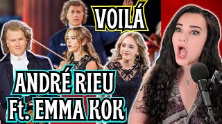 15 Year Old Emma Kok Sings Voilà – André Rieu Maastricht 2023  Opera Singer Reacts LIVE [upl. by Eessac633]