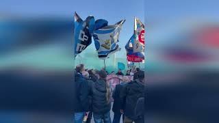 PisaSpezia i tifosi della Curva Nord fuori dallArena Garibaldi [upl. by Zarla470]