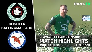 Match Highlights  Dundela Vs Ballinamallard United  31st August 2024 [upl. by Patten]