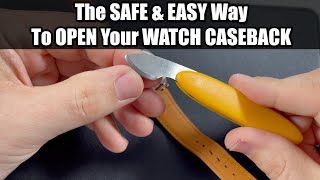 🛠 How to remove ALL Watch Casebacks Without Causing Damage or Scratches  The SAFE amp EASY WAY 🛠 [upl. by Alfi]