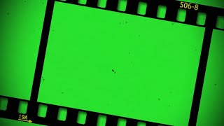 Best 5 Film Strip Green Screen Footages  Royalty Free Film Reel Green Screen  Film Roll Effect [upl. by Leahcam]