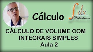 Grings  Cálculo de volume com integrais simples aula 2 [upl. by Lemej]