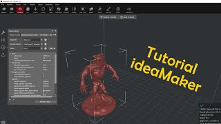 IDEAMAKER  Tutorial con configurazione di base per iniziare a stampare in 3D [upl. by Aniroc]