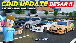 REVIEW LENGKAP MOBIL BARU DAN MOBIL LIMITED CDID  CDID UPDATE SPESIAL NATAL  Roblox Indonesia [upl. by Ahsila]