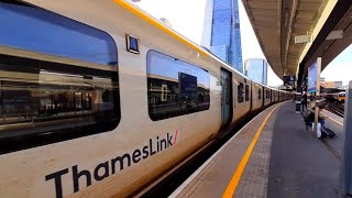 ThamesLink Trains Between London Bridge and St Pancras International 2021 [upl. by Vasquez189]