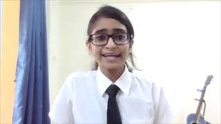 Harshini Sudharsan  Contestant for the Post of Vice HeadGirl [upl. by Glynis]